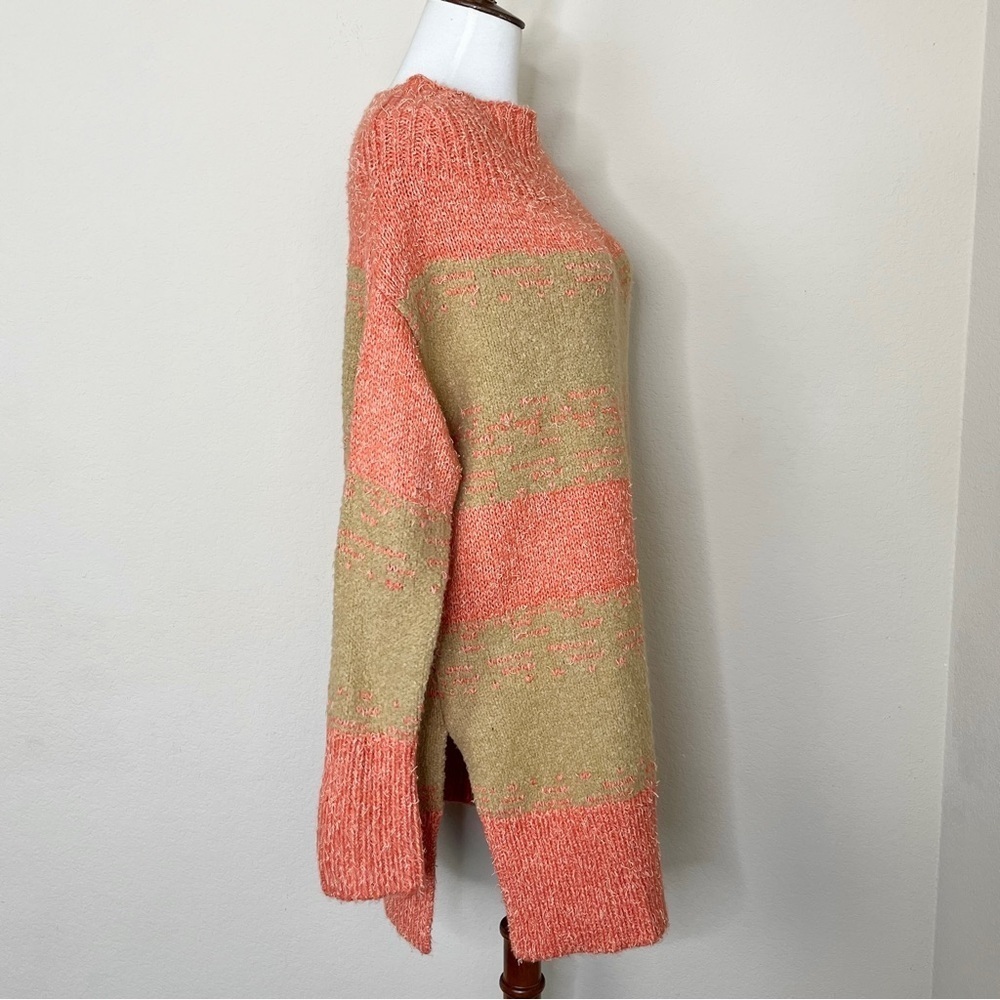 Anthropologie Pilcro Women's Rugby Tunic
Sweater Orange Tan Knit‎ Long - Picture 8 of 15